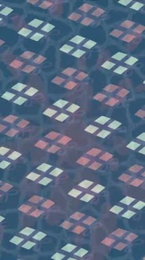 Benzersiz dijital animasyon tarzı grafikleri olan yaratıcı ortam tasarımı için yenilikçi hareket dokusu