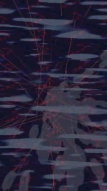 Modern medya üretimi için fütüristik dijital soyut doku sinematik tarz hareketli grafik ögesi