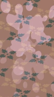 Organik desenli yüzey giriş stili video film sanatı ile soyut arkaplan tasarımı