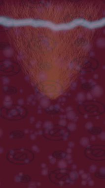 Dijital doku yüzey tasarım biçimi ile modern video animasyonu için gelişmiş hareket grafikleri