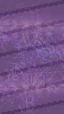 Modern medya üretimi için fütüristik dijital soyut doku sinematik tarz hareketli grafik ögesi