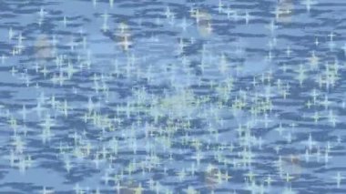 Benzersiz dijital animasyon tarzı grafikleri olan yaratıcı ortam tasarımı için yenilikçi hareket dokusu