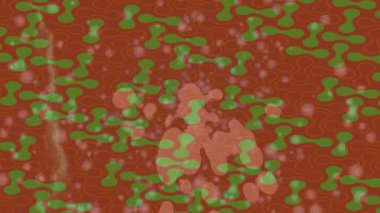 Benzersiz video giriş tasarımı projeleri için detaylı yüzey kalıbı film animasyon stili grafik girişi