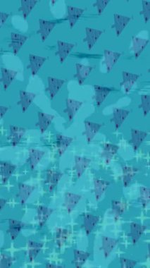 Dijital doku yüzey tasarım biçimi ile modern video animasyonu için gelişmiş hareket grafikleri