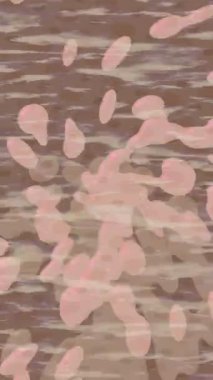 Benzersiz dijital animasyon tarzı grafikleri olan yaratıcı ortam tasarımı için yenilikçi hareket dokusu