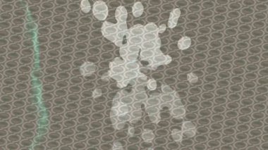 Organik desenli yüzey giriş stili video film sanatı ile soyut arkaplan tasarımı