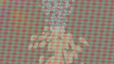 Organik desenli yüzey giriş stili video film sanatı ile soyut arkaplan tasarımı