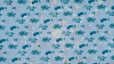 Soyut hareket desenli fütüristik video üretimi için dinamik dijital arkaplan