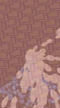 Dijital doku yüzey tasarım biçimi ile modern video animasyonu için gelişmiş hareket grafikleri