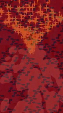 Benzersiz video giriş tasarımı projeleri için detaylı yüzey kalıbı film animasyon stili grafik girişi