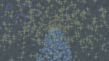 Modern medya üretimi için fütüristik dijital soyut doku sinematik tarz hareketli grafik ögesi