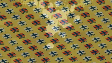 Benzersiz dijital hareket grafiklerine sahip yaratıcı sinematik projeler için yumuşak animasyon yüzeyi