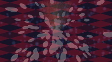 Benzersiz dijital animasyon tarzı grafikleri olan yaratıcı ortam tasarımı için yenilikçi hareket dokusu