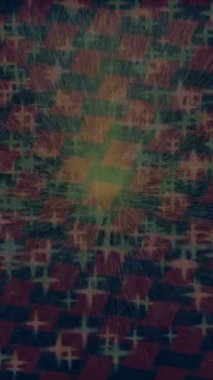 Benzersiz dijital animasyon tarzı grafikleri olan yaratıcı ortam tasarımı için yenilikçi hareket dokusu