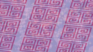 Dijital doku yüzey tasarım biçimi ile modern video animasyonu için gelişmiş hareket grafikleri