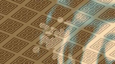 Benzersiz dijital animasyon tarzı grafikleri olan yaratıcı ortam tasarımı için yenilikçi hareket dokusu