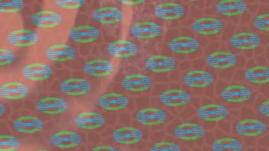 Benzersiz hareket grafikleri tasarım sanatına sahip yaratıcı film üretimi için özet bir arkaplan