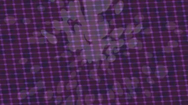 Benzersiz dijital animasyon tarzı grafikleri olan yaratıcı ortam tasarımı için yenilikçi hareket dokusu