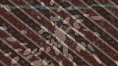 Soyut hareket desenli fütüristik video üretimi için dinamik dijital arkaplan