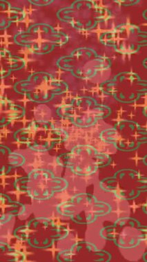 Benzersiz dijital animasyon tarzı grafikleri olan yaratıcı ortam tasarımı için yenilikçi hareket dokusu