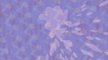 Benzersiz dijital animasyon tarzı grafikleri olan yaratıcı ortam tasarımı için yenilikçi hareket dokusu