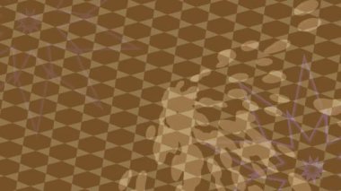 Dijital doku yüzey tasarım biçimi ile modern video animasyonu için gelişmiş hareket grafikleri