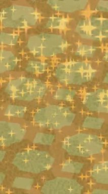 Benzersiz dijital animasyon tarzı grafikleri olan yaratıcı ortam tasarımı için yenilikçi hareket dokusu