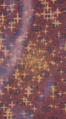 Benzersiz dijital animasyon tarzı grafikleri olan yaratıcı ortam tasarımı için yenilikçi hareket dokusu