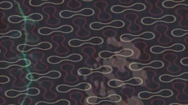 Soyut hareket desenli fütüristik video üretimi için dinamik dijital arkaplan