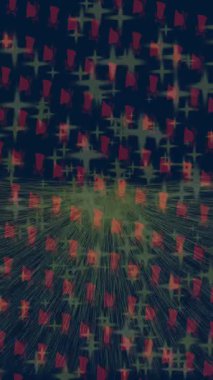 Benzersiz video giriş tasarımı projeleri için detaylı yüzey kalıbı film animasyon stili grafik girişi