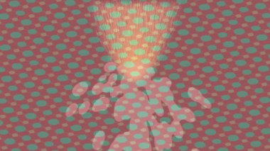 Profesyonel video projeleri sanat tarzı için organik hareketli arkaplan tasarımı