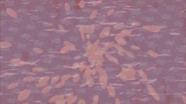 Benzersiz dijital animasyon tarzı grafikleri olan yaratıcı ortam tasarımı için yenilikçi hareket dokusu