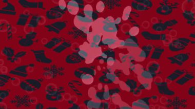 Soyut hareket desenli fütüristik video üretimi için dinamik dijital arkaplan