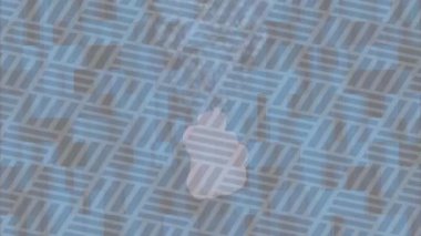 Organik desenli yüzey giriş stili video film sanatı ile soyut arkaplan tasarımı