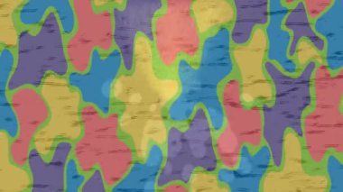 Estetik doku arkaplan tasarımı renkli hareket grafikleri ile moda film giriş profosyoneli