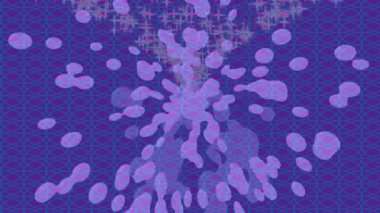 Soyut hareket desenli fütüristik video üretimi için dinamik dijital arkaplan