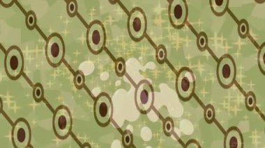 Benzersiz dijital animasyon tarzı grafikleri olan yaratıcı ortam tasarımı için yenilikçi hareket dokusu