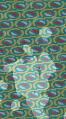 Estetik doku arkaplan tasarımı renkli hareket grafikleri ile moda film giriş profosyoneli