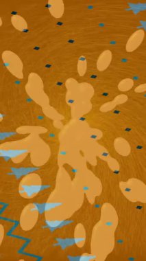 Organik desenli yüzey giriş stili video film sanatı ile soyut arkaplan tasarımı