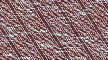 Estetik doku arkaplan tasarımı renkli hareket grafikleri ile moda film giriş profosyoneli