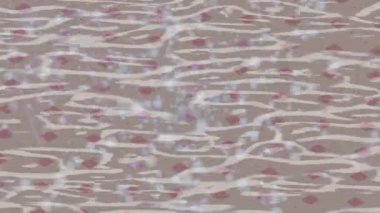 Benzersiz dijital animasyon tarzı grafikleri olan yaratıcı ortam tasarımı için yenilikçi hareket dokusu