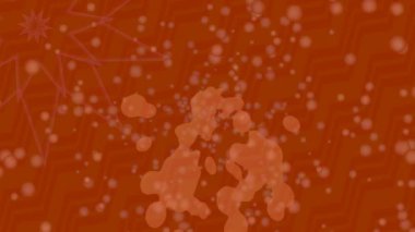 Lüks hareket projeleri için soyut tasarım stili animasyonu olan üst düzey dijital doku