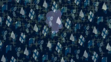 Yaratıcı video düzenleme film tasarımı için benzersiz hareket grafikleri biçimi giriş hareketi video pro