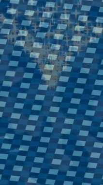 Benzersiz hareket dokusu tasarım sanatı ile profesyonel video düzenleme için modern soyut grafikler