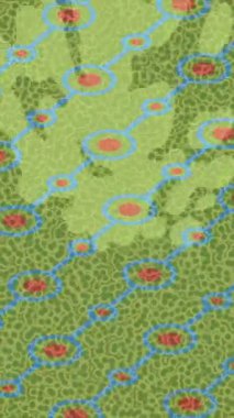 Profesyonel video projeleri sanat tarzı için organik hareketli arkaplan tasarımı