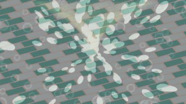 Benzersiz video giriş tasarımı projeleri için detaylı yüzey kalıbı film animasyon stili grafik girişi