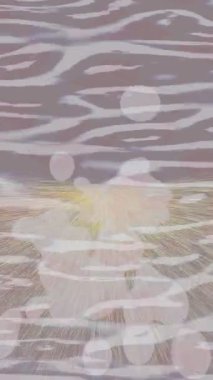 Benzersiz dijital animasyon tarzı grafikleri olan yaratıcı ortam tasarımı için yenilikçi hareket dokusu