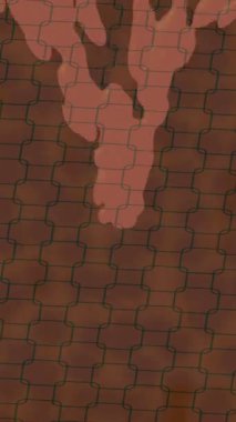 Organik desenli yüzey giriş stili video film sanatı ile soyut arkaplan tasarımı