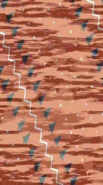 Estetik doku arkaplan tasarımı renkli hareket grafikleri ile moda film giriş profosyoneli