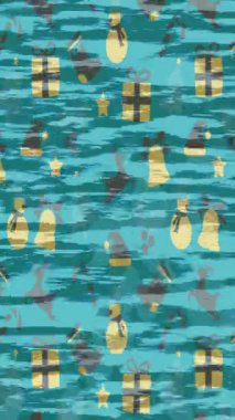 Benzersiz dijital animasyon tarzı grafikleri olan yaratıcı ortam tasarımı için yenilikçi hareket dokusu